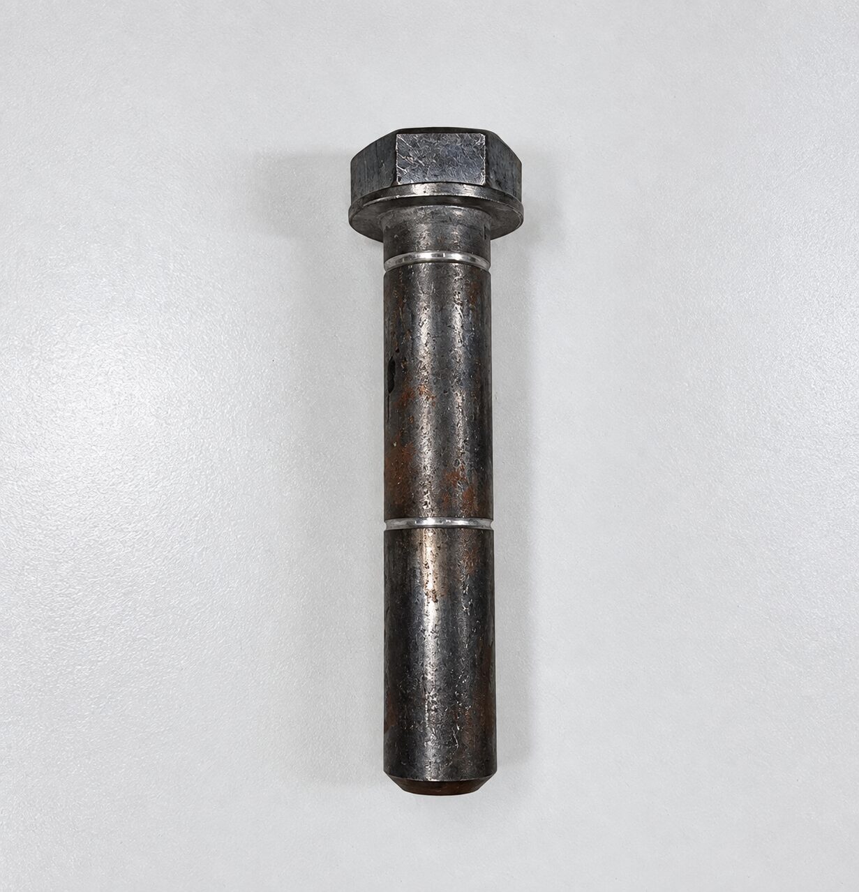 Precision-machined shackle pin manufactured by Petfetch Springs
